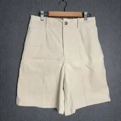チャオパニックティピー コーデュロイ ショートパンツ アイボリーMセンターシームのサムネイル