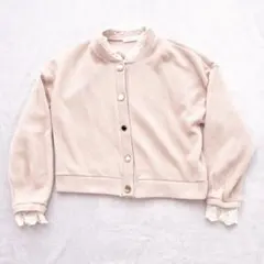 レースカーディガン ベージュ アウター 上着