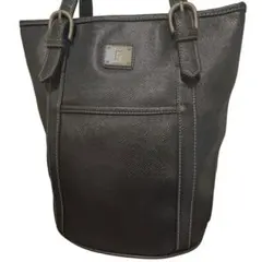 希少✨レノマ パリス トートバッグ　ハンドバッグ　肩掛け　ブラック　レザー