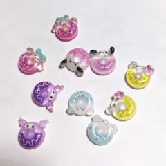 サンリオドーナツ型ネイルパーツ 10個セット！