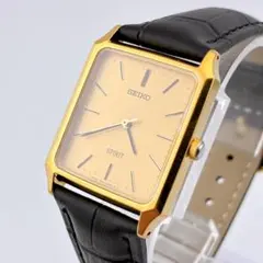 【電池交換済】SEIKO　SPIRIT　腕時計　クォーツ　ゴールド