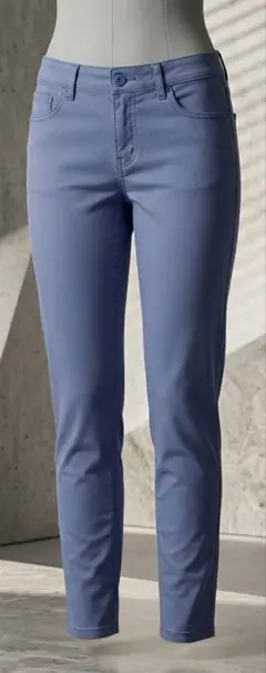 ユニクロ カラースキニーフィットアンクルジーンズ デニム カラーパンツ