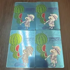 値下げ中！】ナツコミ ワンピース 2026 特典カード 4枚セット - メルカリ