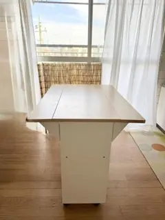 IKEA NORDEN ダイニングテーブル ホワイト 152x80 cm - メルカリ