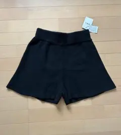 GRL ニットショートパンツ M ブラック [an1295]