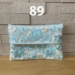 ポケットティッシュケース☆ライトブルーのサムネイル