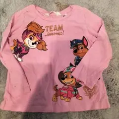 パウパトロール 長袖Tシャツ ピンク90