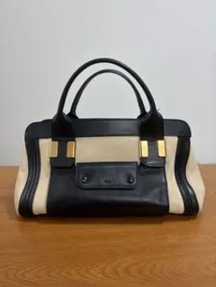希少色 クロエ アリス 2way ハンドバック ショルダーバッグ レザー 黒 