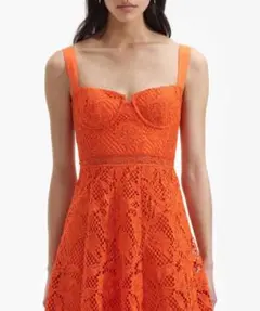 self-portrait lace midi dress