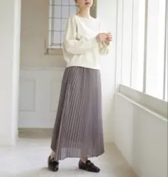 MAJESTIC LEGON シャイニープリーツスカート