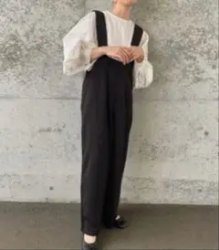 selectmoca byson ハイウエストサロペット