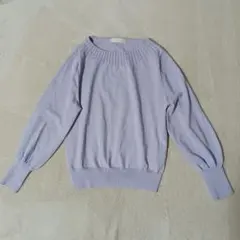 any SiS（エニィスィス）パフスリーブニットプルオーバー　セーター　ビジュー