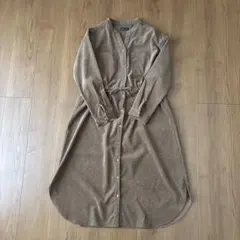 neiliikkaコーデュロイワンピース Lサイズ　ブラウン