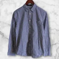 美品 SENSE OF PLACE メンズ シャツ チェック柄 サイズMおでかけ