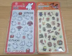 ディズニー ズートピア ベイマックス ぷくぷくシールセット