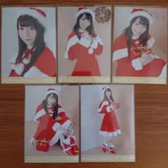 乃木坂46 生写真 阪口珠美 クリスマス 2017 コンプ 5枚セット