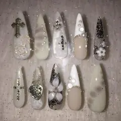 No.32 ネイルチップ ニュアンス y2k ウィッシュコア シズニルック