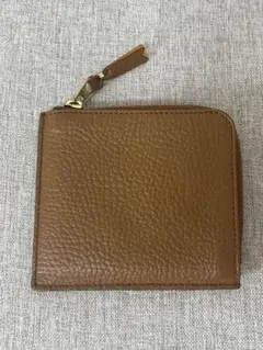 【美品】COMME des GARCONS L字ファスナー財布 ブラウンのサムネイル