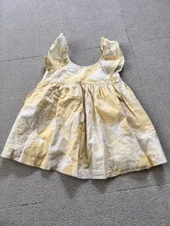 baby gap ベビー　ワンピース　花柄　黄色