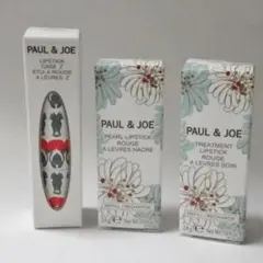 ケース付３点セット限定ポール＆ジョー401/402スクレドール ラメ入リップ