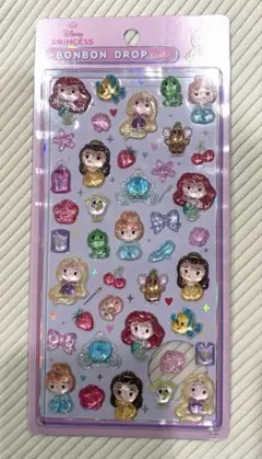 【国内正規品】ボンボンドロップシール　ディズニープリンセス