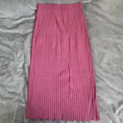 jumelle ジュメロ　リブニットスカート　ピンク