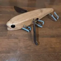 ㉖材木ルアーズ ビッグバド風 バス ナマズ 桐材 ハンドメイド ノイジー