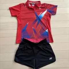 値下げしました❣️YONEX ウェア 上下セット Lサイズのサムネイル