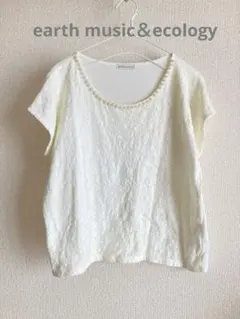 earth music＆ecology　半袖トップス FREE アイボリー