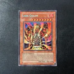 遊戯王 溶岩魔神ラヴァゴーレム 初版 シークレット シク 初期 301-051