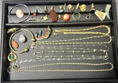 0614-4 遺品整理 ネックレス ブレスレット アクセサリー まとめ売り