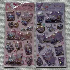 サンリオ キティ クロミ キラキラカプセルシール