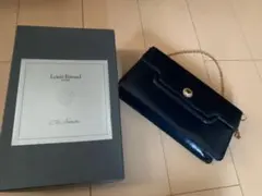 Louis Feraud バッグ　濃紺　フォーマルにも大活躍‼️