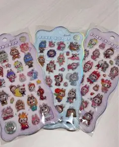 早い者勝ち！ラブブ　ボンボンドロップシール3枚セット♡