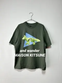 and wander × MAISON KITSUNE Tシャツ 2のサムネイル