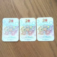 ダッフィー＆フレンズ20周年記念 ステッカー