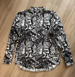 【値下げ可・超美品】COMME des GARCONS モノクロ ワイシャツ Lのサムネイル