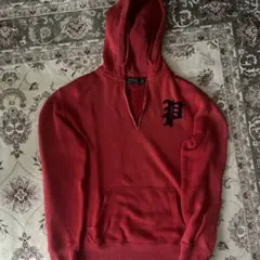 90s Polo Ralph Lauren redパーカー M
