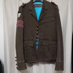 超希少品 アーカイブモデル サンローランパリ ミリタリー刺繍
