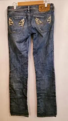 DIESEL ジーンズ サイズW24L30 レディース LOWKY/ダメージ加工