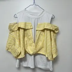 SHEIN ストライプ柄 オフショルダー トップス