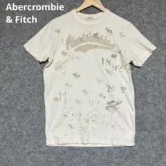 Abercrombie & Fitch 半袖Tシャツ クリーム色　USA