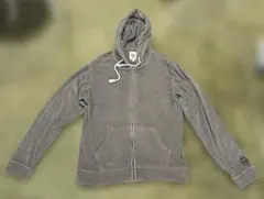 Billabong パイル地 ジップアップ パーカー グレー Mのサムネイル
