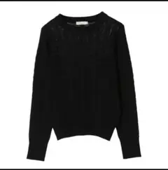 earth music&ecology ベーシックケーブルニットプルオーバー