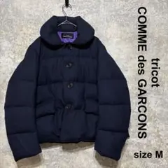tricot COMME des GARÇONS ダウン トリココムデギャルソンtricot COMME des GARCONS 裏チェックノー