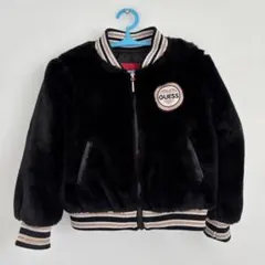 GUESS 黒 フェイクファー ジャケットブルゾン幼児用