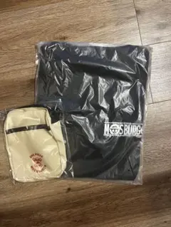 ワンピース　Tシャツ　ミニショルダー　モスバーガー