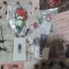 カラフルピーチ じゃぱぱさん アクリルスタンド ラバーキーホルダー 2点セット