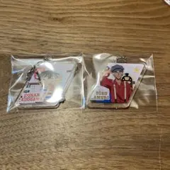 名探偵コナンカフェ　2021 アクリルキーホルダー　安室透　江戸川コナン