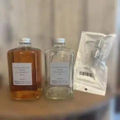 ニッカ フロム・ザ・バレル【新品未開封】 &ハンドソープポンプ付き空瓶 NIKKA FROM THE BARREL フロムザバレル 空瓶 3本セット - メルカリ